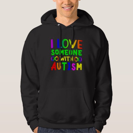 I love someone with Autism Child Awareness Choose  パーカ (正面)