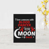 I Love Someone With Blood Cancer Blood Cancer Awar カード (黄色い花)
