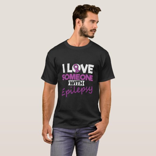 I Love Someone With Epilepsy Day Seizures Warrior  Tシャツ (正面フル)