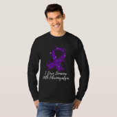 I Love Someone With Fibromyalgia Awareness Tシャツ (正面フル)