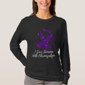 I Love Someone With Fibromyalgia Awareness Tシャツ (正面)