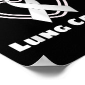 I Love Someone With Lung Cancer Support Awareness  ポスター (角)