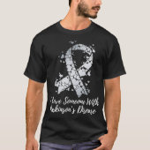 I Love Someone With Parkinsons Disease Awareness Tシャツ (正面)