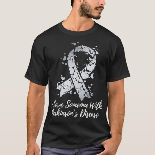 I Love Someone With Parkinsons Disease Awareness Tシャツ (正面)