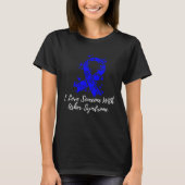 I Love Someone With Usher Syndrome Awareness Tシャツ (正面)
