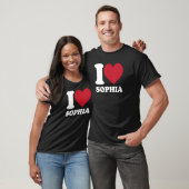 I Love Sophia - Iハート Tシャツ (ユニセックス)