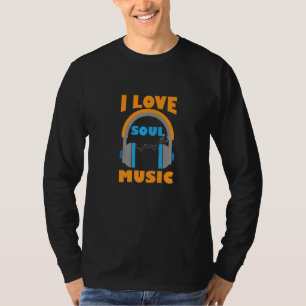 I Love Soul Music MusicミュージシャンMelody Premium Tシャツ
