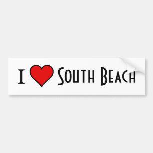 ~I Love Southビーチ~ BUMPERステッカー バンパーステッカー