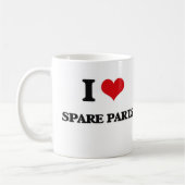 I love Spare Parts コーヒーマグカップ (左)