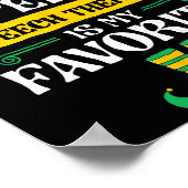 I Love Speech Speech Therapy Is My Favorite  ポスター (角)