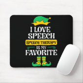 I Love Speech Speech Therapy Is My Favorite  マウスパッド (マウス)