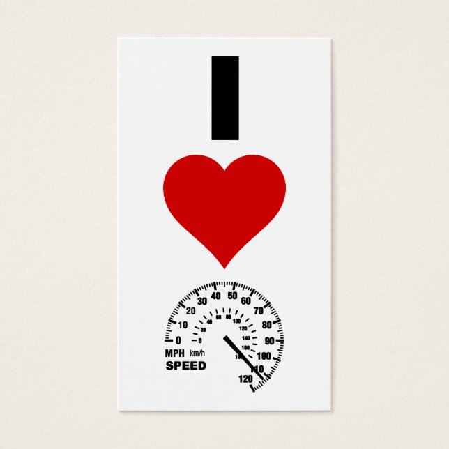 I Love Speed (Vertical) (正面)