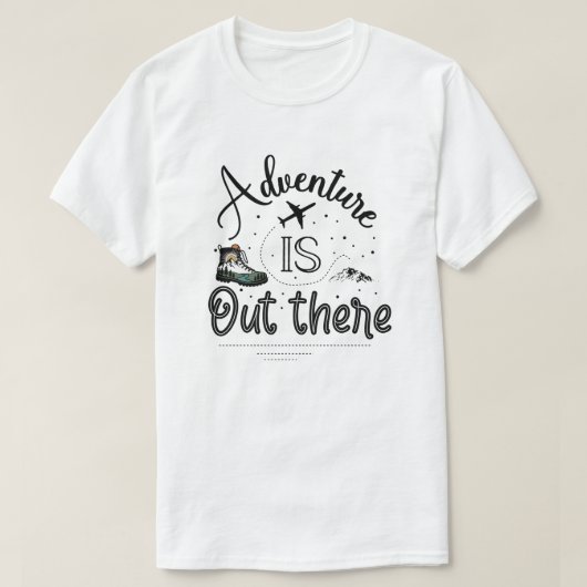 I love spending as much time as possible outdoors tシャツ (デザイン正面)