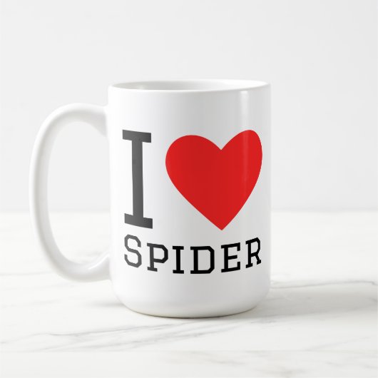 I love spider コーヒーマグカップ (左)