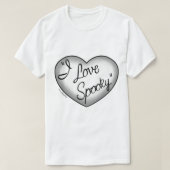 I love spooky design   tシャツ (デザイン正面)