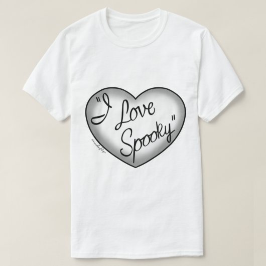 I love spooky design tシャツ (デザイン正面)
