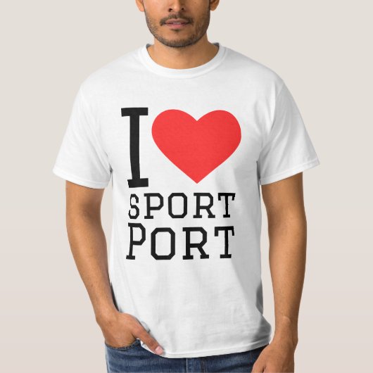 I love sport port tシャツ (正面)