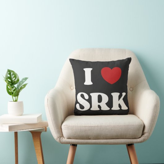 I love SRK - I Love Shahrukh Khan クッション (椅子)