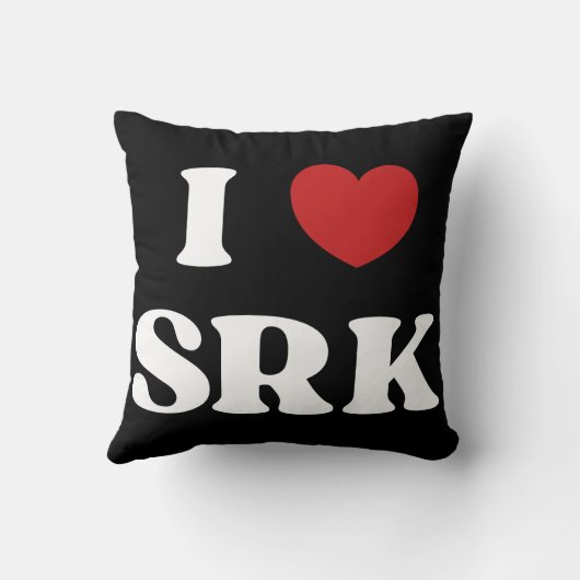I love SRK - I Love Shahrukh Khan クッション (裏面)