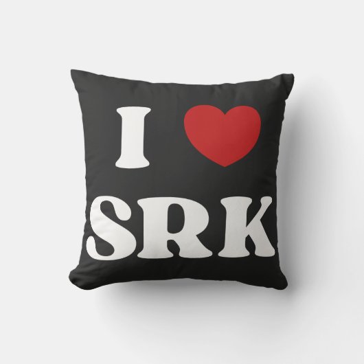 I love SRK - I Love Shahrukh Khan クッション (正面)