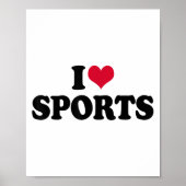 I Love Srts Fitness Motivation  ポスター (正面)