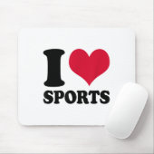 I Love Srts Fitness Motivation  マウスパッド (マウス)