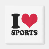 I Love Srts Fitness Motivation  マグネット (正面)