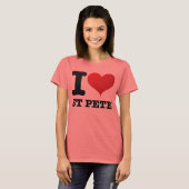 I Love St Pete #3 -デザイン02 Tシャツ (正面フル)