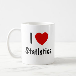 I Love Statistics コーヒーマグカップ