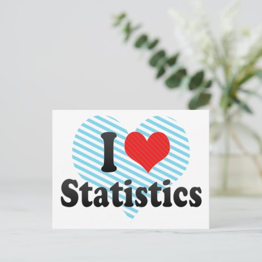 I Love Statistics ポストカード (スタンド正面)