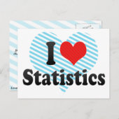 I Love Statistics ポストカード (正面/裏面)