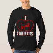 I Love Statistics Actuarial Science Insurance Data Tシャツ (正面)