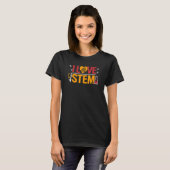 I Love Stem Science Technology English Math Teache Tシャツ (正面フル)