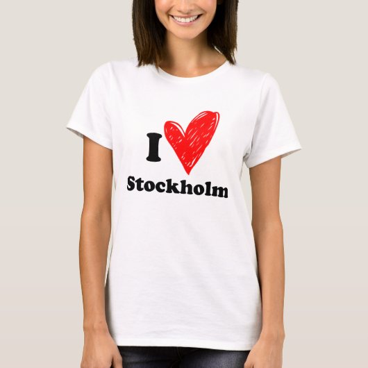 I love Stockholm Tシャツ (正面)