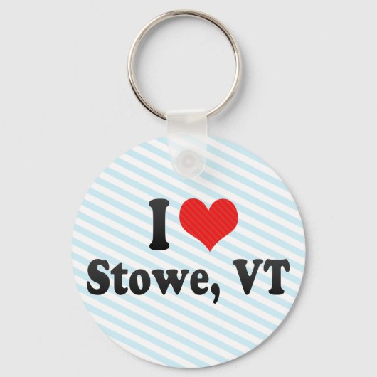 I Love Stowe, VT キーホルダー (正面)