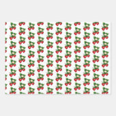 I Love Strawberryでラップ ラッピングペーパーシート (正面2)