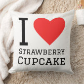 I love strawberry cupcake クッション (ブランケット)