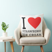 I love strawberry ice cream クッション (椅子)