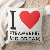 I love strawberry ice cream クッション (ブランケット)