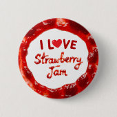 I love strawberry jam 缶バッジ (正面)
