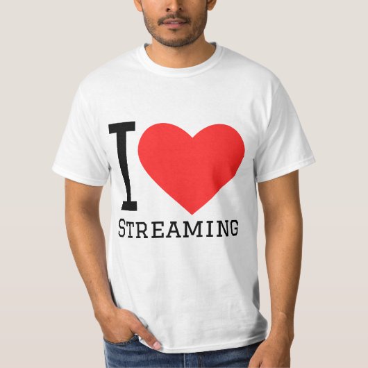 I love streaming tシャツ (正面)
