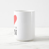 I love sub machine gun コーヒーマグカップ (中央)