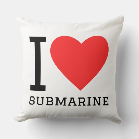 I love submarine クッション (正面)