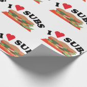 I Love Subs ラッピングペーパー (角)