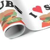 I Love Subs ラッピングペーパー (ロールコーナー)