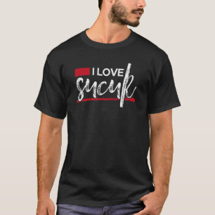 I Love Sucukトルコのニンニクソーセージ Tシャツ