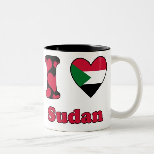 I love Sudan ツートーンマグカップ (右)