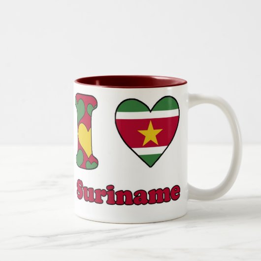 I love Suriname ツートーンマグカップ (右)
