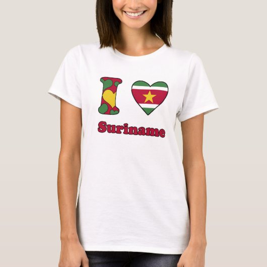 I love Suriname Tシャツ (正面)