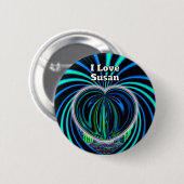 I Love Susan (言葉を変えてもいい) 缶バッジ (正面&裏面)